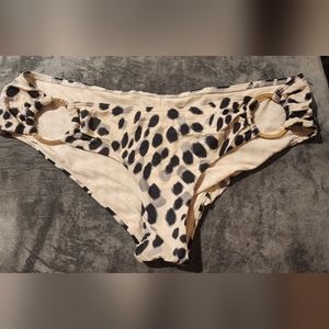 Leopard print swim suit